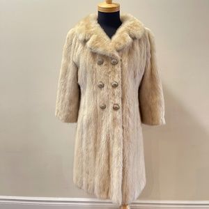 Blonde mink coat ***RARE*** size small/medium
